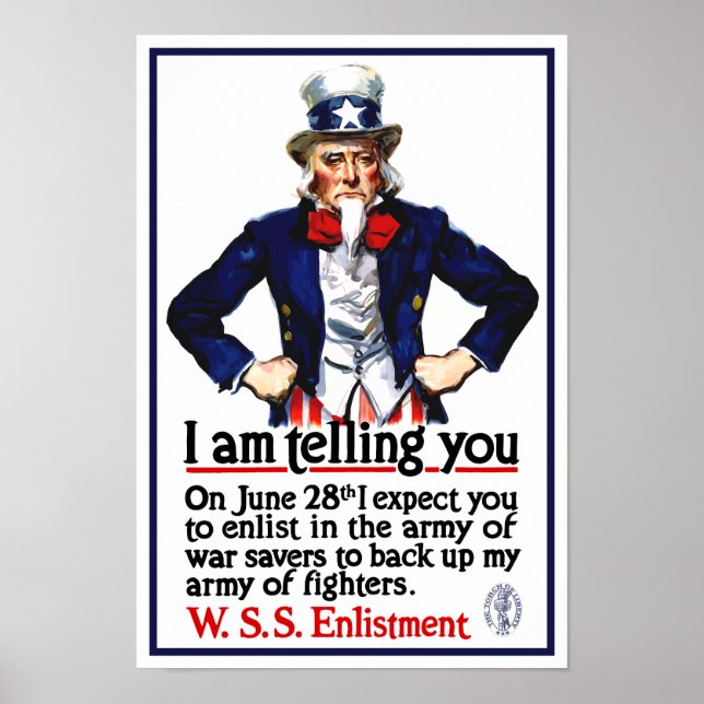 Uncle Sam -- I Am Telling You Poster (Front)