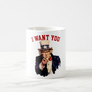 Uncle Sam, I Want You Coffee Mug