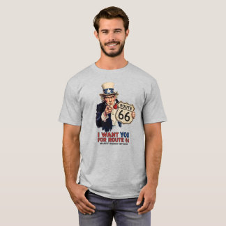 Uncle Sam I Want You For Route 66 T-Shirt