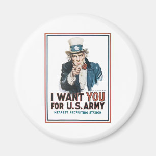 Uncle Sam "I Want YOU!" Magnet
