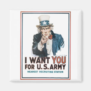 Uncle Sam "I Want YOU!" Magnet