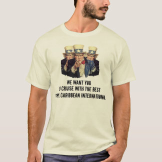 Uncle Sam I Want You To Cruise Royal Caribbean T-Shirt