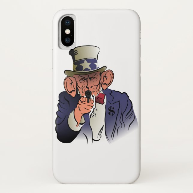 Uncle Sam in colour Case-Mate iPhone Case (Back)