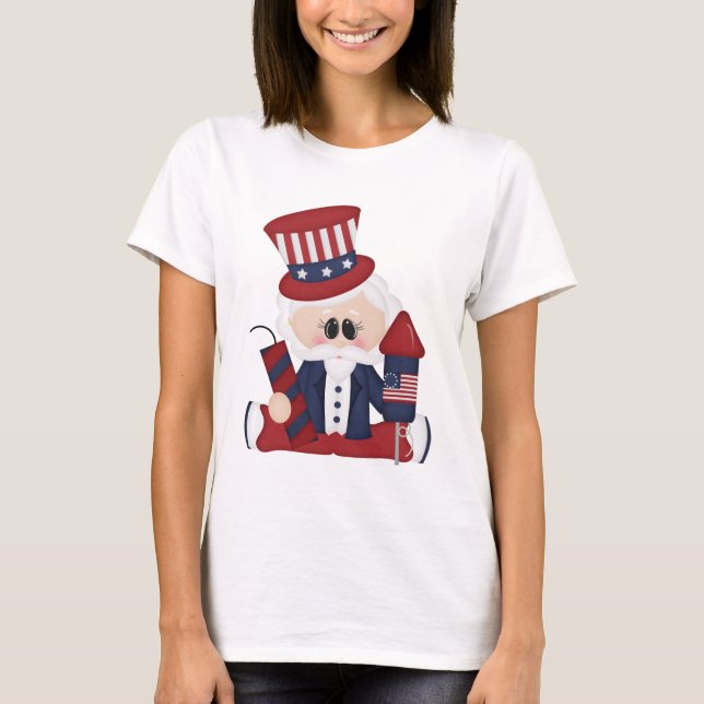 Uncle Sam July Fourth Holiday t-shirt (Front)