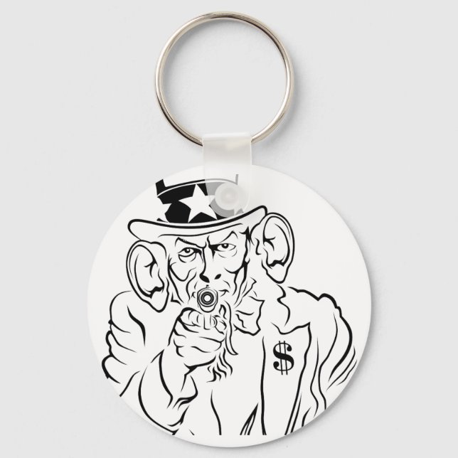 Uncle Sam Keychain (Front)