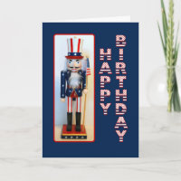 Uncle Sam Nutcracker Happy Birthday
