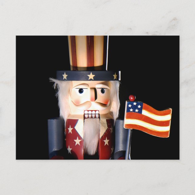 Uncle Sam Nutcracker Postcard (Front)