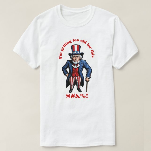 Uncle Sam Personalise T-Shirt (Design Front)