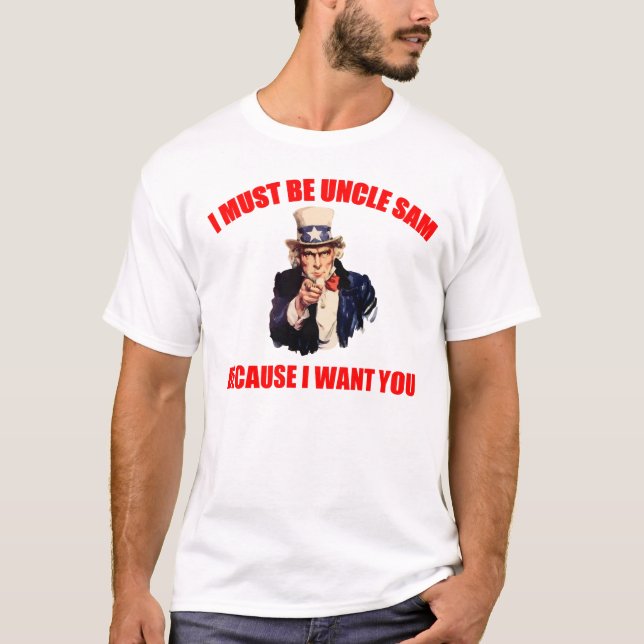 Uncle Sam Pick Up Line T-Shirt (Front)