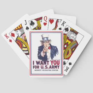 Uncle Sam Playing Cards