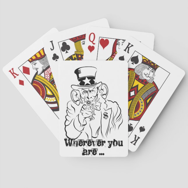 Uncle Sam Playing Cards (Back)