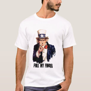Uncle_Sam_(pointing_finger), PULL MY FINGER T-Shirt