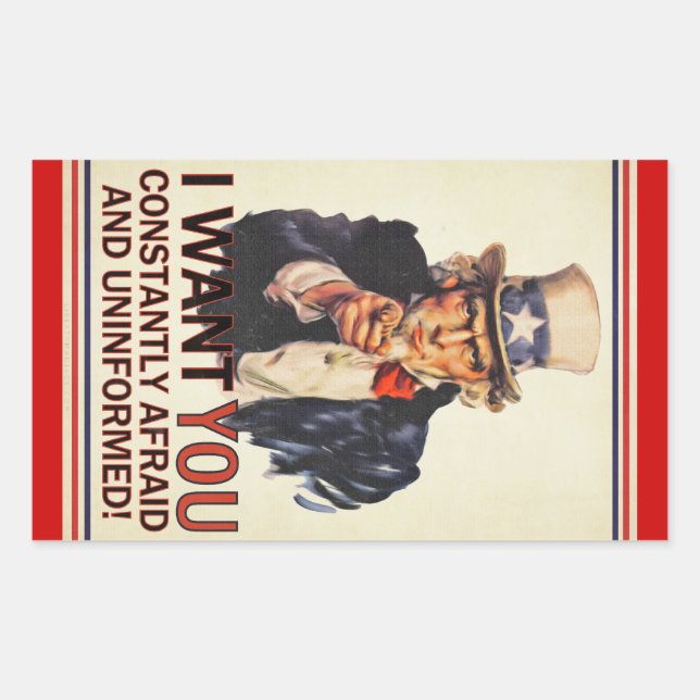 Uncle Sam Satire Sticker Set (Front)
