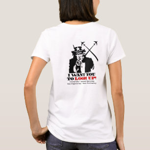 Uncle Sam says Stop Chemtrails T-Shirt
