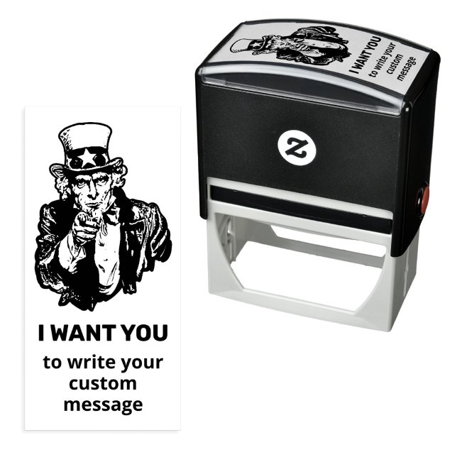 Uncle Sam Self-inking Stamp (Creator Uploaded)