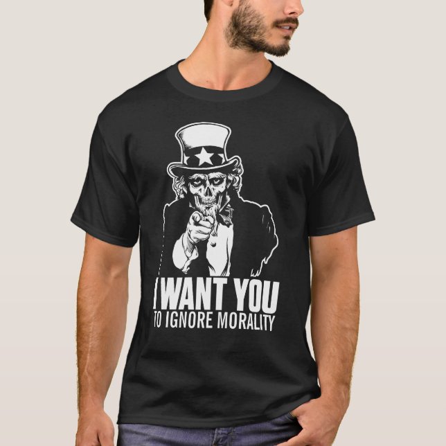 Uncle Sam Skull Shirt (Front)