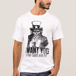 Uncle Sam Skull Shirt