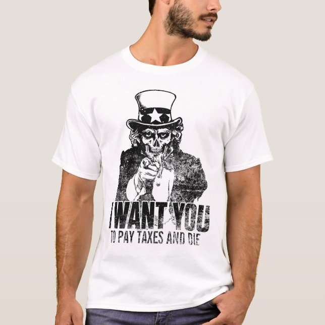 Uncle Sam Skull Shirt (Front)
