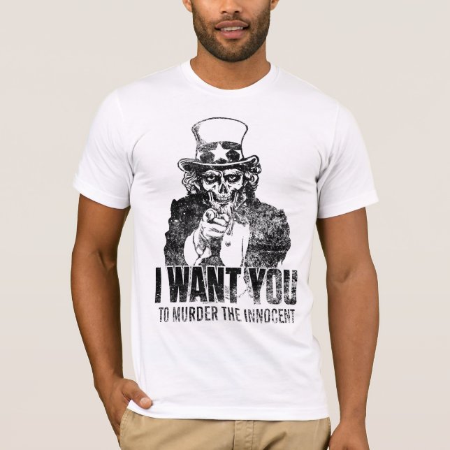 Uncle Sam Skull Shirt (Front)