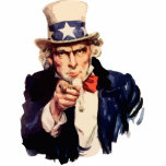 Uncle Sam Standing Photo Sculpture<br><div class="desc">Uncle Sam Wants You!</div>