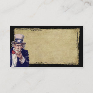 Uncle Sam & Tan- Prim Biz Cards