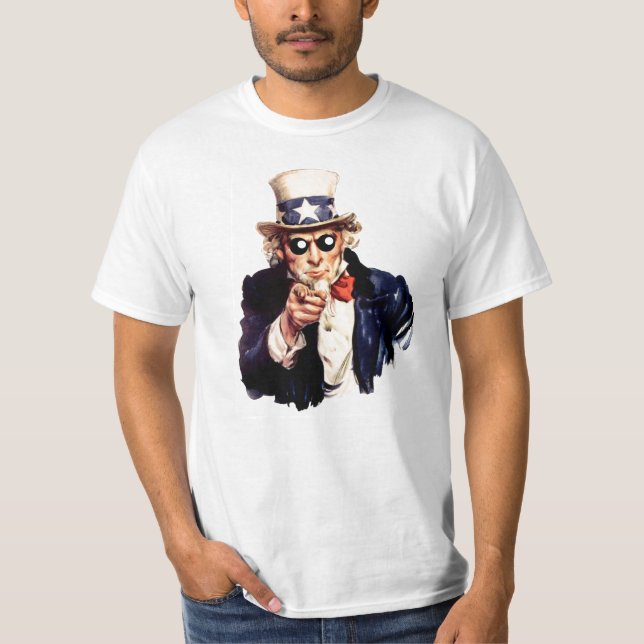 Uncle Sam Toby Eyes T-Shirt (Front)