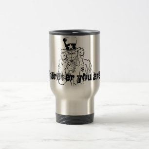 Uncle Sam Travel Mug