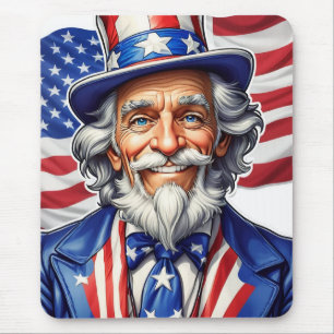 Uncle Sam USA Mouse Mat