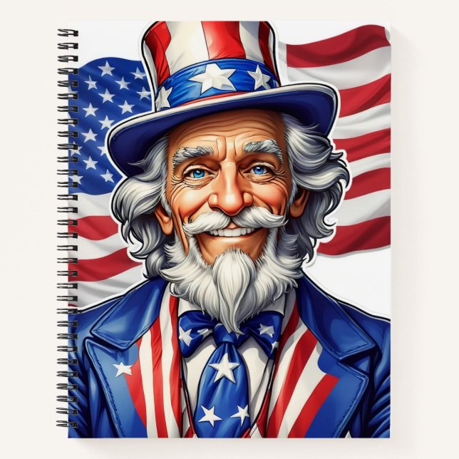 Uncle Sam USA Notebook (Front)