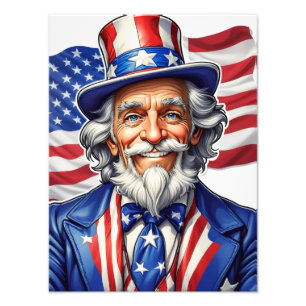 Uncle Sam USA Photo Print