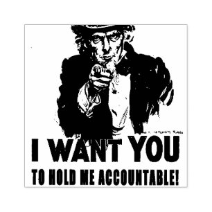 Uncle Sam Wants to Be Held Rubber Stamp