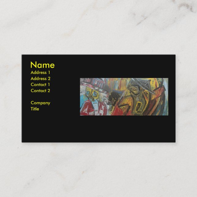 UNCLE SAM WANTS YOU BUSINESS CARD (Front)
