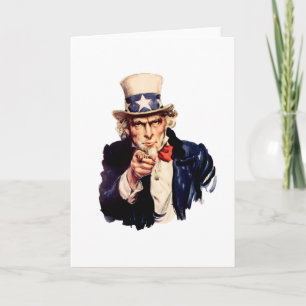 Uncle Sam Wants You! Card