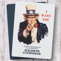 Uncle Sam Wants You For Bridesmaid Duty