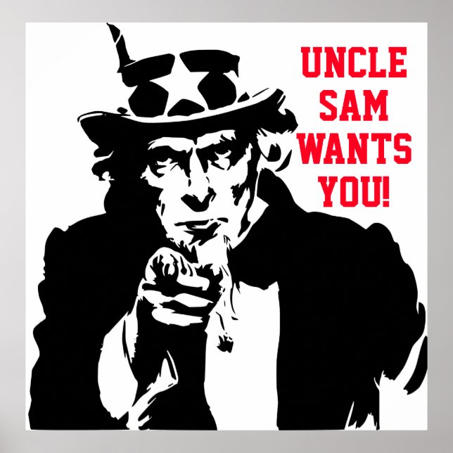 Uncle Sam Wants You! Poster (Front)