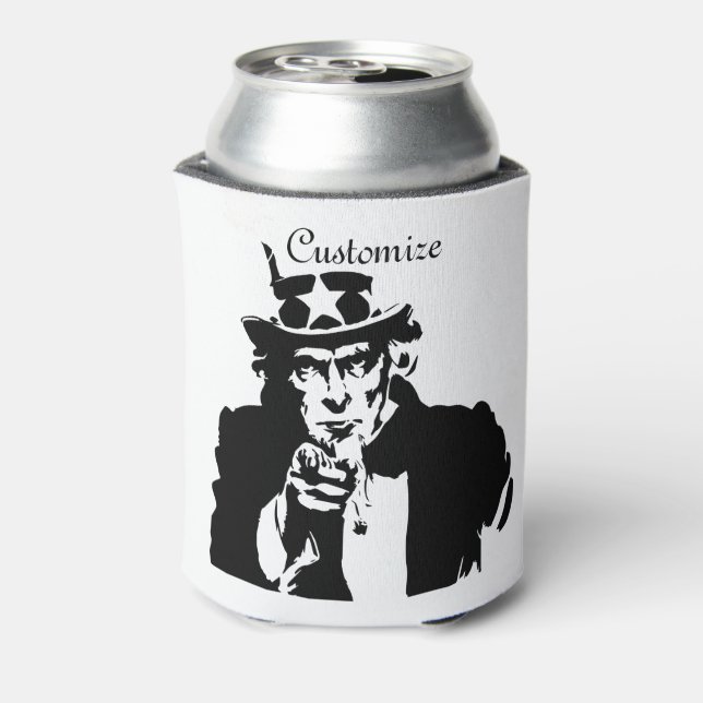 Uncle Sam Wants You Thunder_Cove Can Cooler (Can Back)