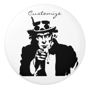 Uncle Sam Wants You Thunder_Cove Ceramic Knob