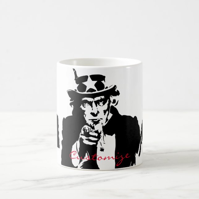Uncle Sam Wants You Thunder_Cove Coffee Mug (Center)