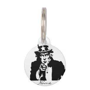 Uncle Sam Wants You Thunder_Cove Pet Tag