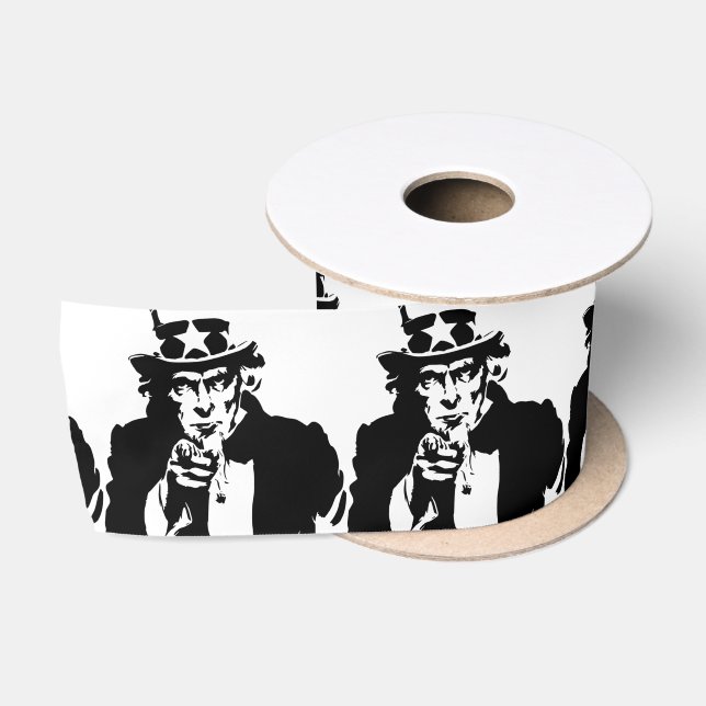 Uncle Sam Wants You Thunder_Cove Satin Ribbon (Spool)