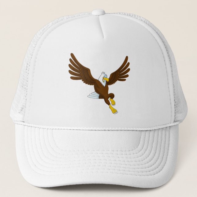 Uncle Sam's Animated Eagle Trucker Hat (Front)
