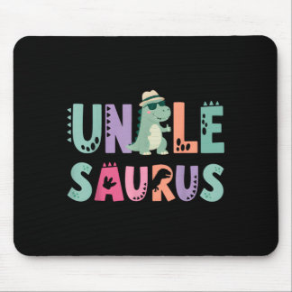 Uncle Saurus Dad Dinosaur 3rd Birthday T-Rex Mouse Mat