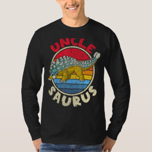 Uncle Saurus I Ankylosaurus Dinosaur I Family Matc T-Shirt