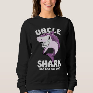 Uncle Shark Doo Mummy Auntie Daddy Baby Sweatshirt