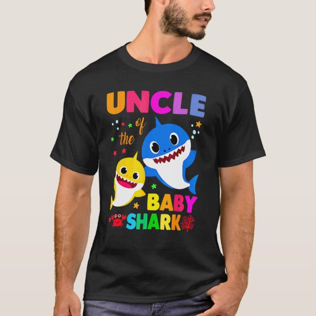 Uncle Shark Uncle Shark Family Mother's Day T-Shirt (Front)