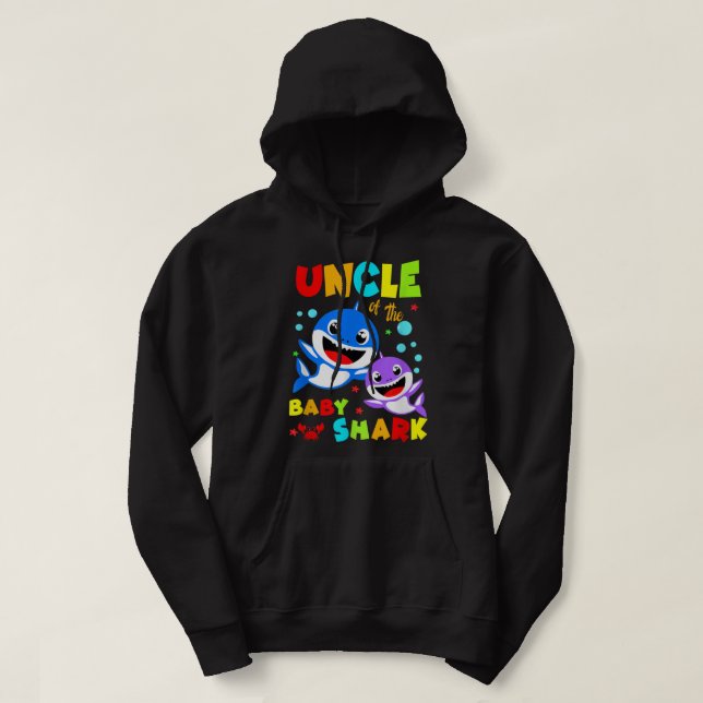 Uncle Shark Uncle Shark Tees Shirt Family Mother's (Design Front)