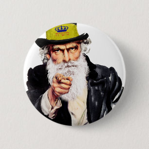 Uncle Shmuel 6 Cm Round Badge