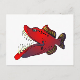 "Uncle Steevo" Fish with Attitude Postcard