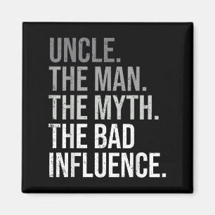 Uncle The Man The Myth The Legend Fun Best Funny U Magnet