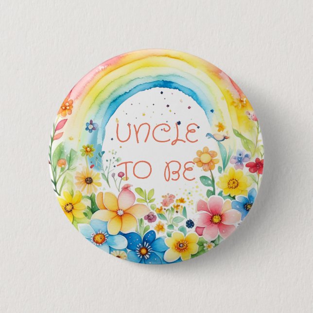 Uncle to be | Baby Shower Button (Front)
